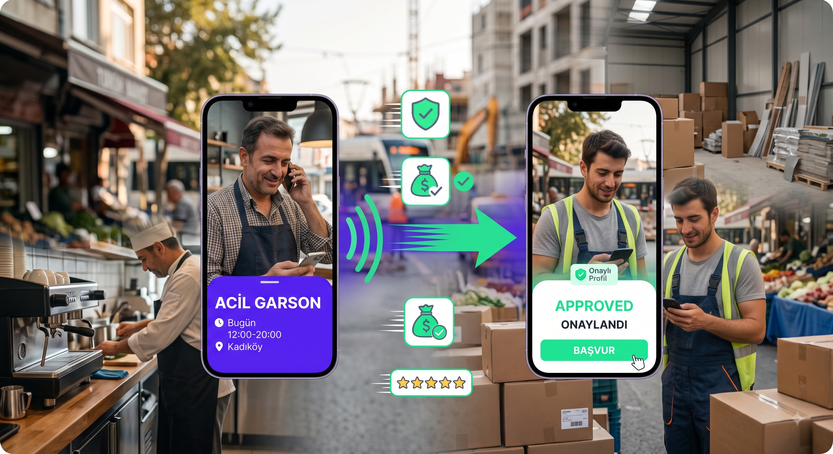 Günlük İşler Platformunda Anlık İş Eşleşmeleri: İşveren ve İşçi İçin Hızlı, Güvenli ve Verimli Deneyim